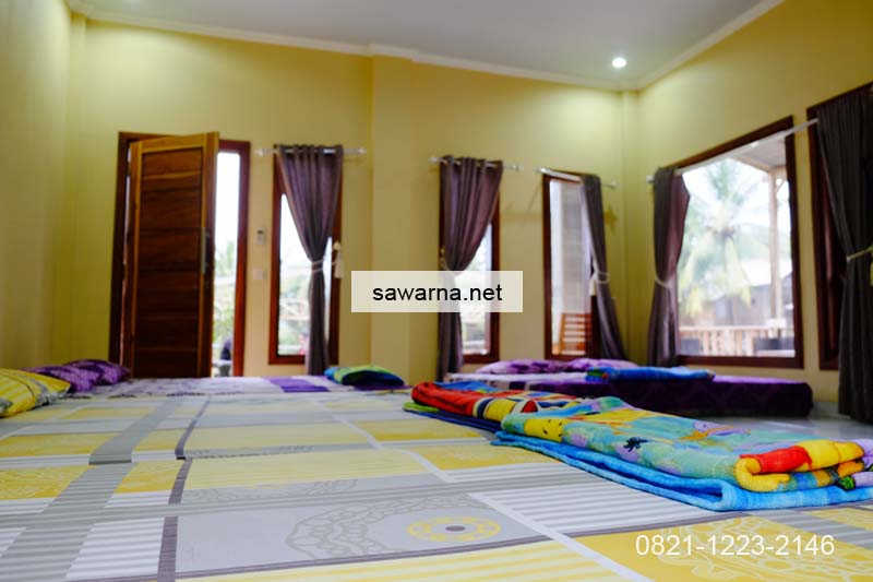 Interior homestay Andrew Sawarna