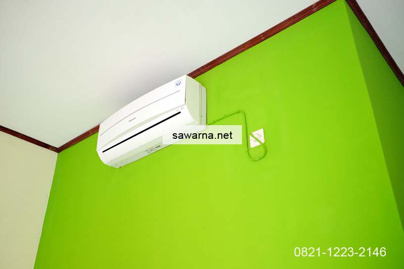 Fasilitas AC penginapan Sawarna 