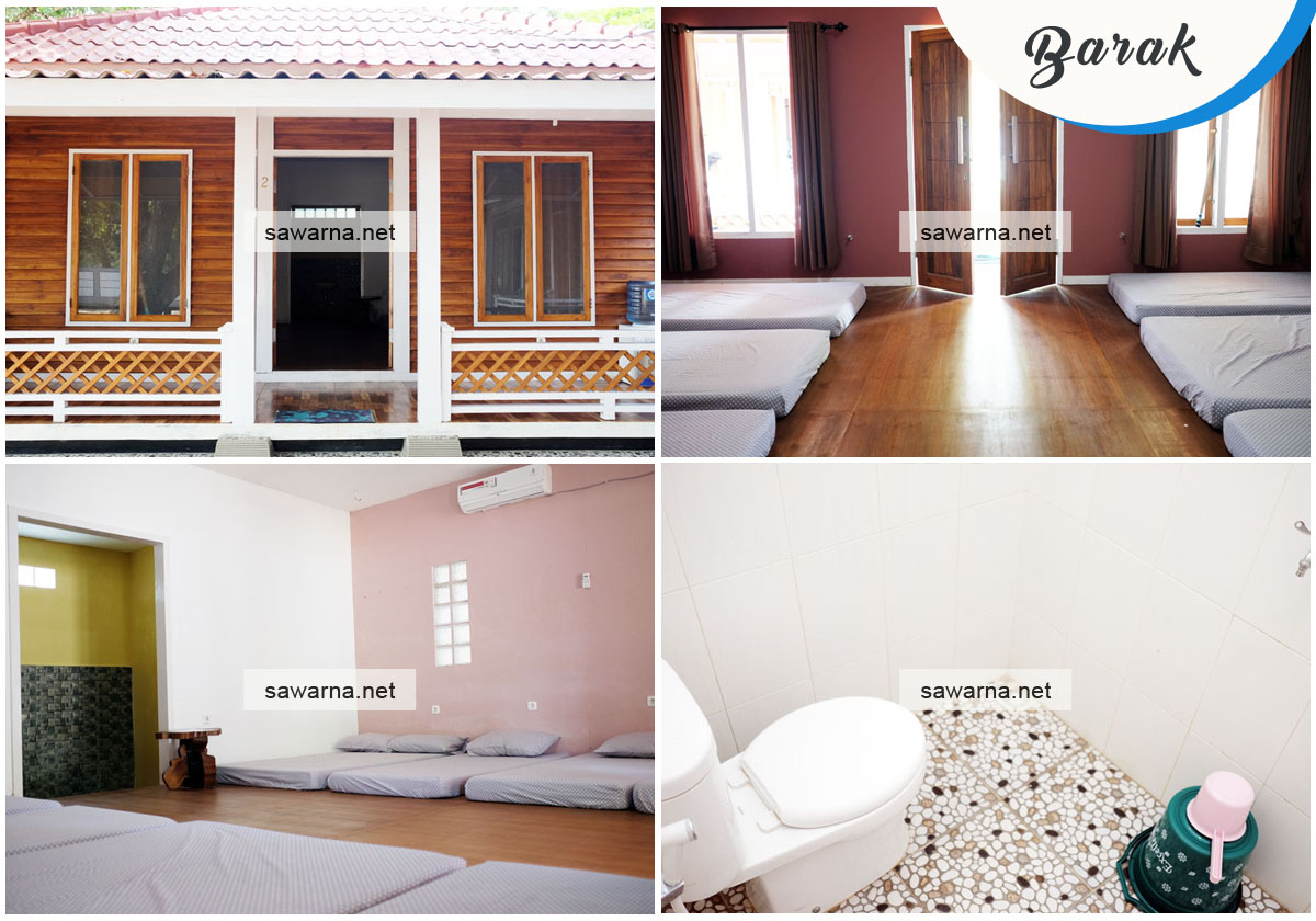 Lampion Pulman Cottage Sawarna Barak Room